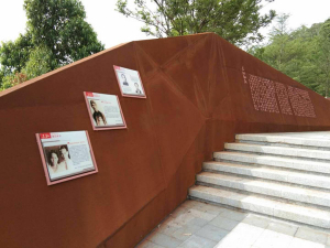 永登耐候钢挡土墙
